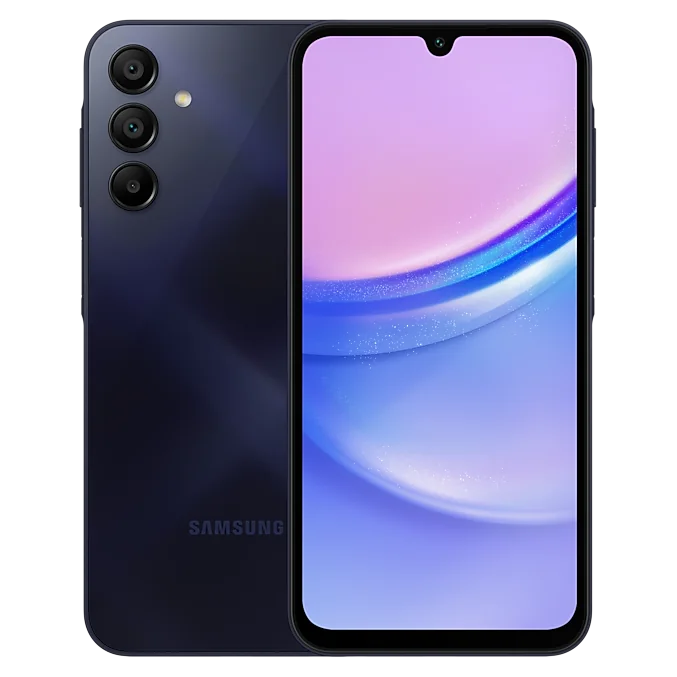 Samsung Galaxy A15 in Blue Black