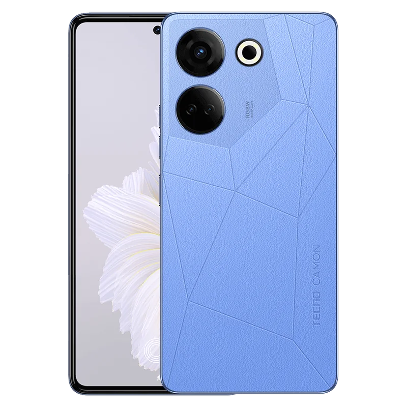Tecno Camon 20 Pro in Serenity Blue