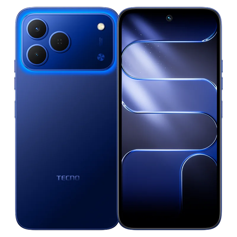 Tecno Spark 50 in Halo Blue