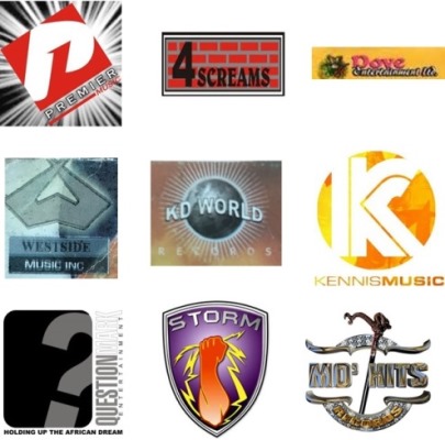 major record company logos