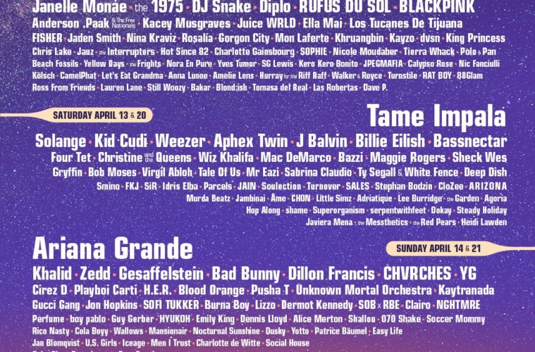 Coachella 2019 line up