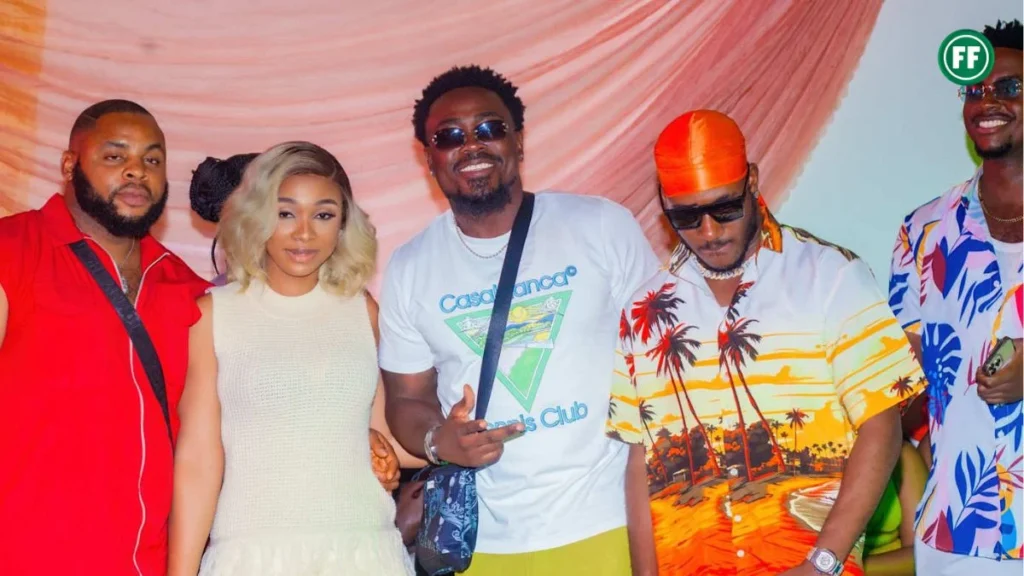 Ruth Kadiri and others at a Nollywood end-of-year party